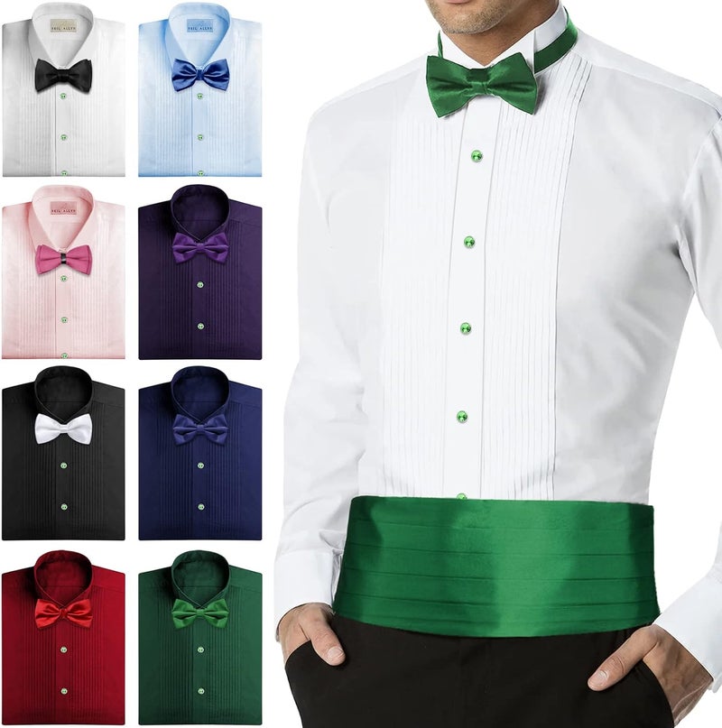 HAWSON Crystal Shirt Studs for Men's Tuxedo Shirt, Tuxedo Buttons for Birthday Wedding Party Christmas. - Image 2